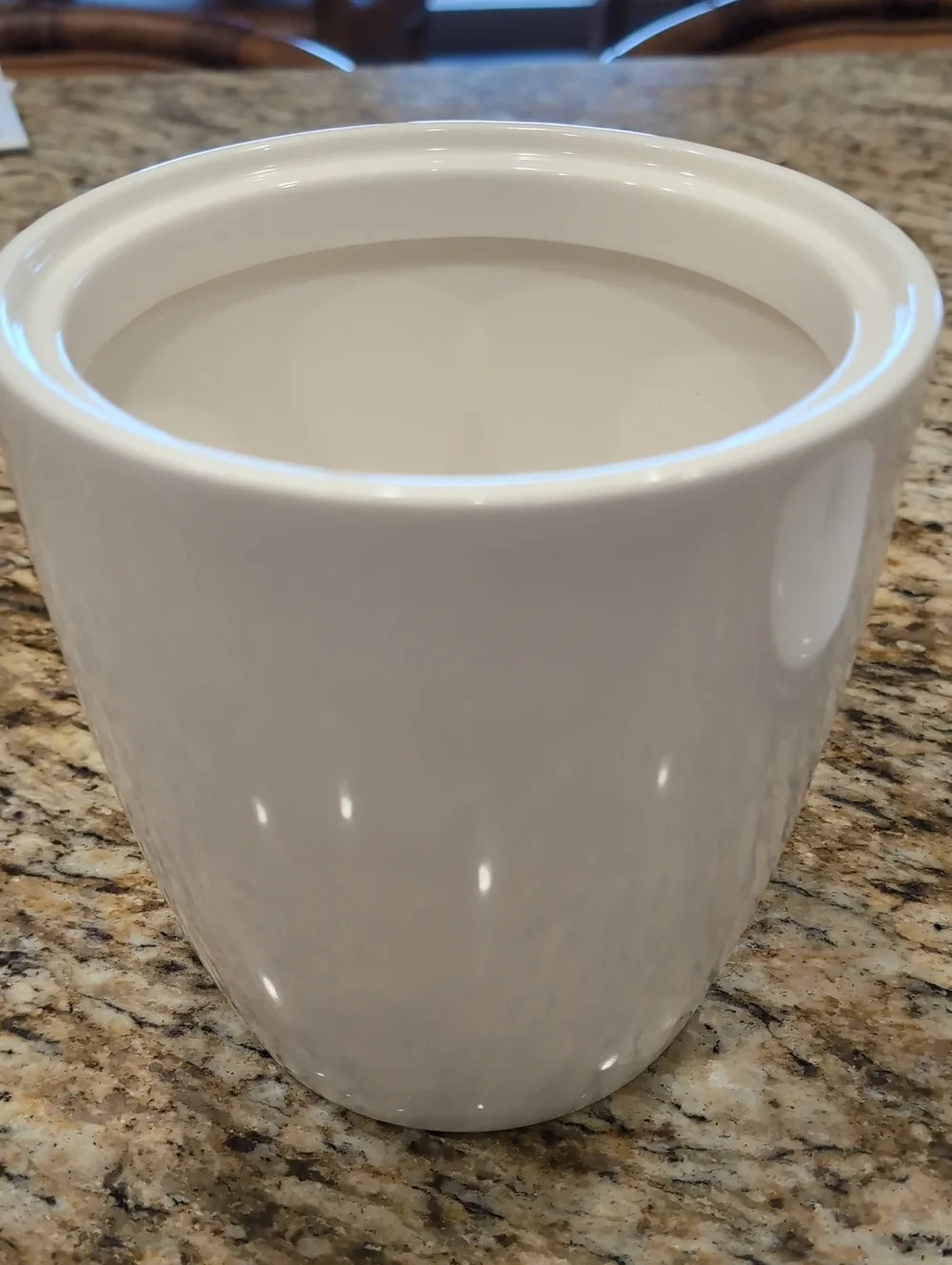 2004 Starbucks At Home Collection White Ceramic Coffee Food Storage Canister